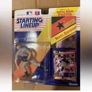 Scott Erikson 1992 Starting Lineup Figure Minnesota Twins Ed Baseball